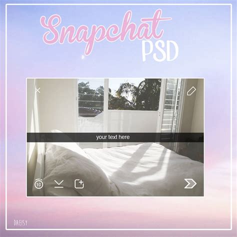Snapchat Caption Template